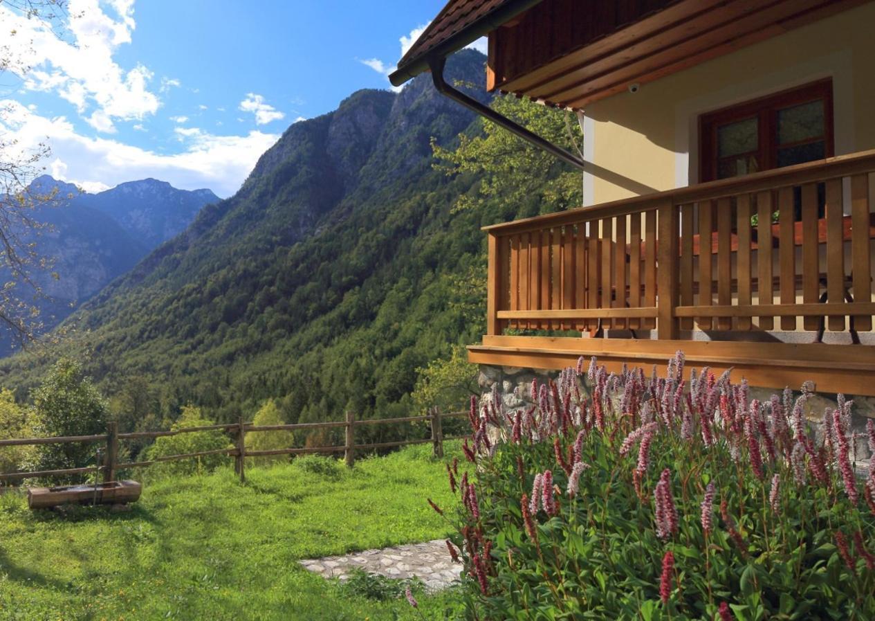 Zadnjica Holiday House Soča Extérieur photo